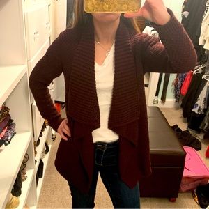 Loft Fly Away Maroon Sweater